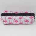 Stylish Flamingo Custom Neoprene Pencil Bags